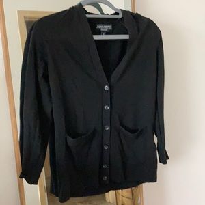 Black cardigan